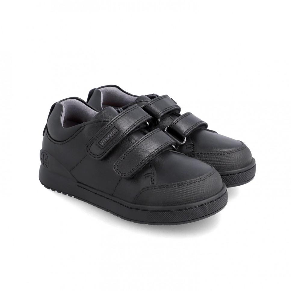 Garvalin Zapatos colegiales negros para niño 201101-A054