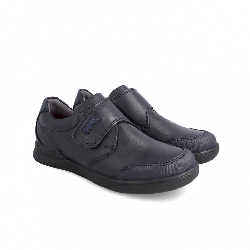 Garvalin Zapatos colegiales azules 161129-B089