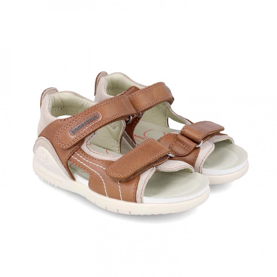 Garvalin Sandalias marrones niño 242258-B