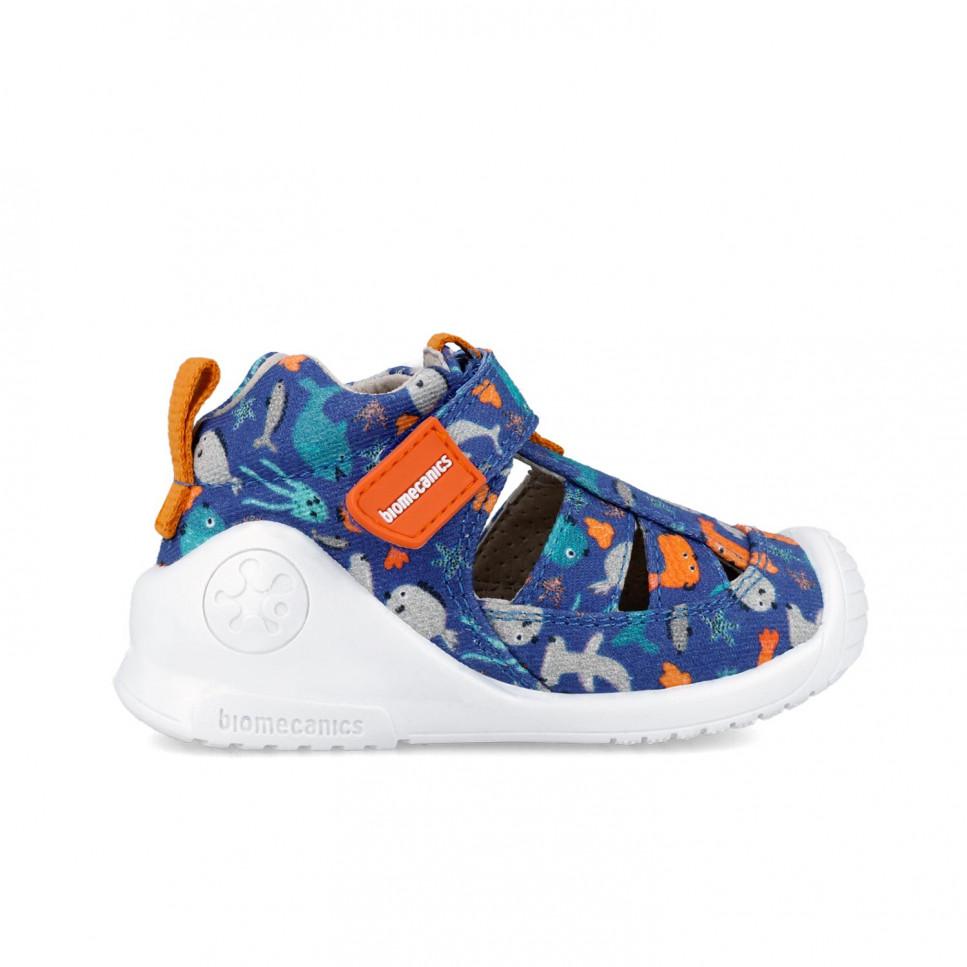 Garvalin Sandalias lona primeros pasos niño 242185-A Ofertas especiales