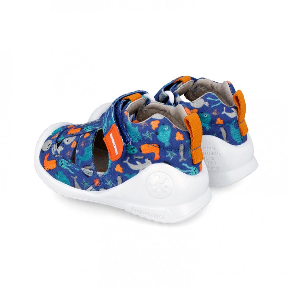 Garvalin Sandalias lona primeros pasos niño 242185-A Ofertas especiales