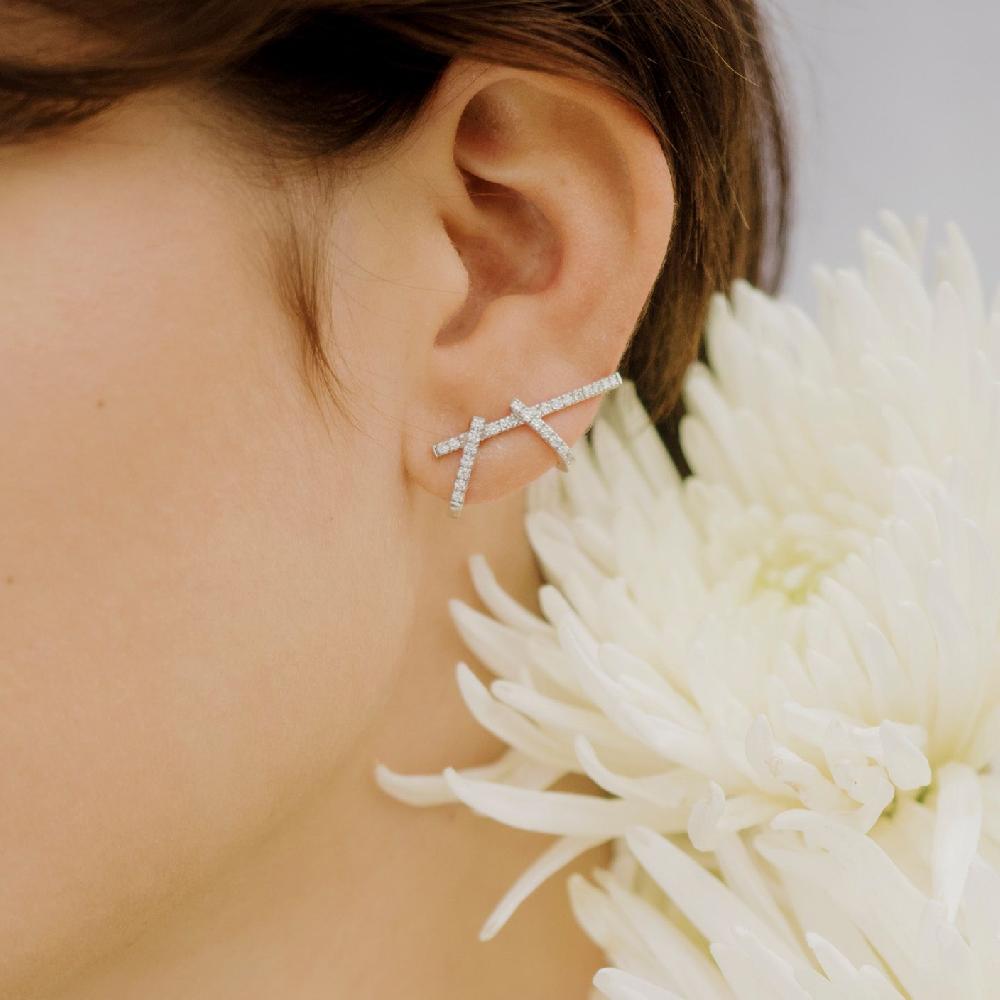 Gold&roses PENDIENTES DOBLE DAGA Libre de impuestos