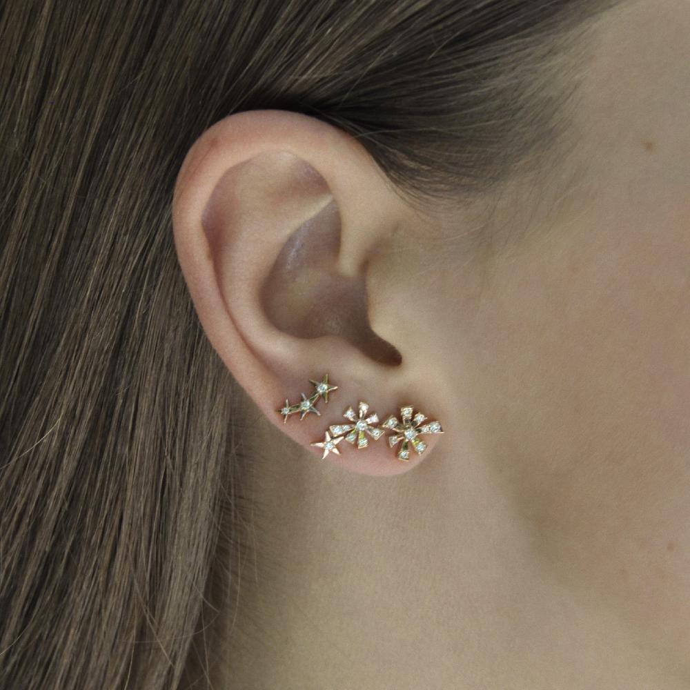Gold&roses Pendiente Luzia Constellation Grandes ahorros