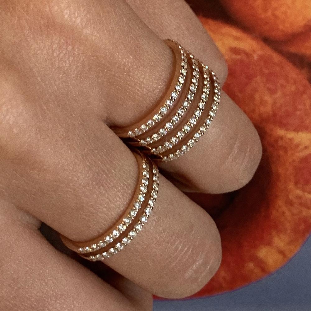 Gold&roses ANILLO 4 HALF BAND L Envío gratis