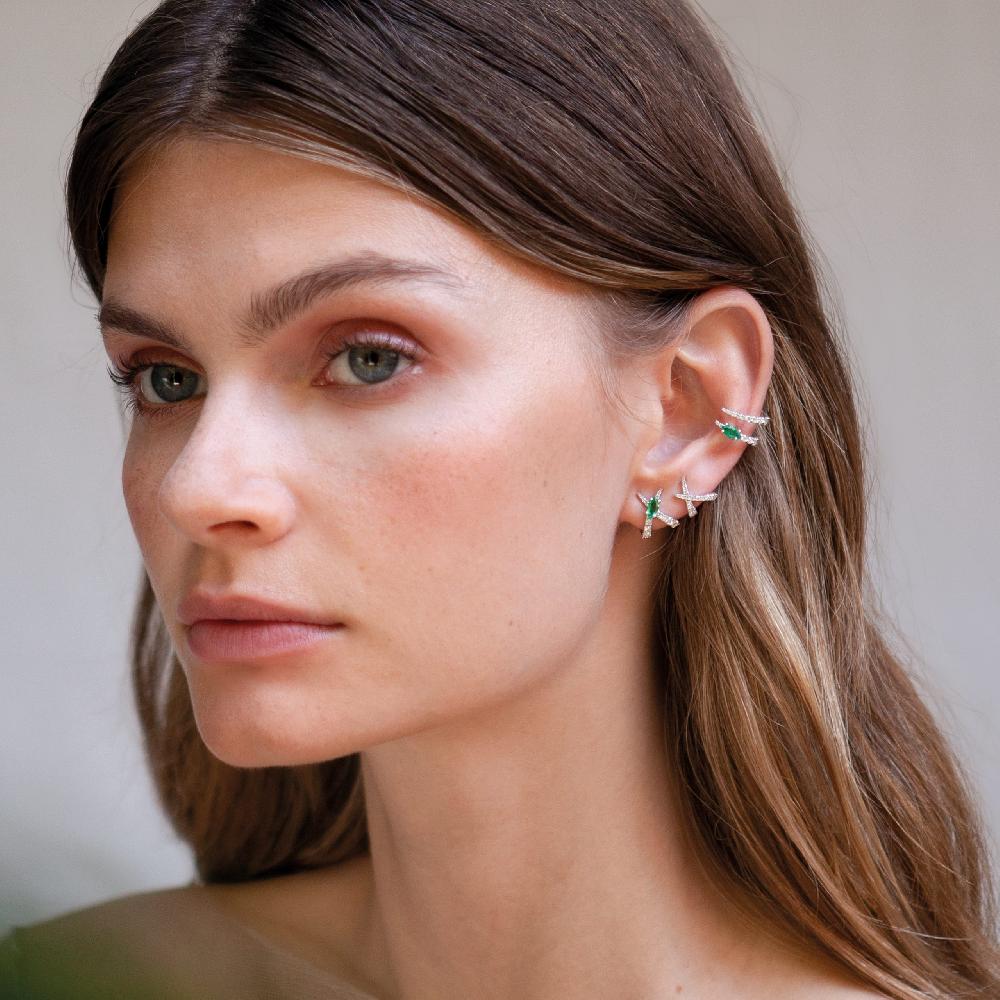 Gold&roses Ear Cuff Jardín de Aire Rebajas