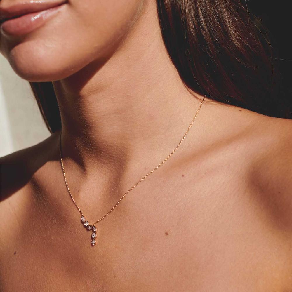 Gold&roses Collar Marquise&Co. Cascade Descuento