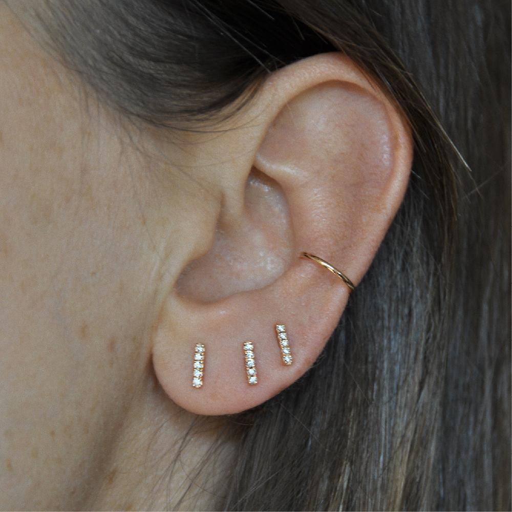 Gold&roses PENDIENTES LINE En línea