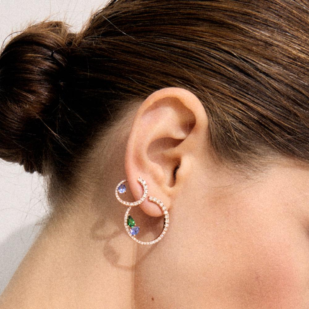 Gold&roses Pendiente Sasa L color Gran oferta