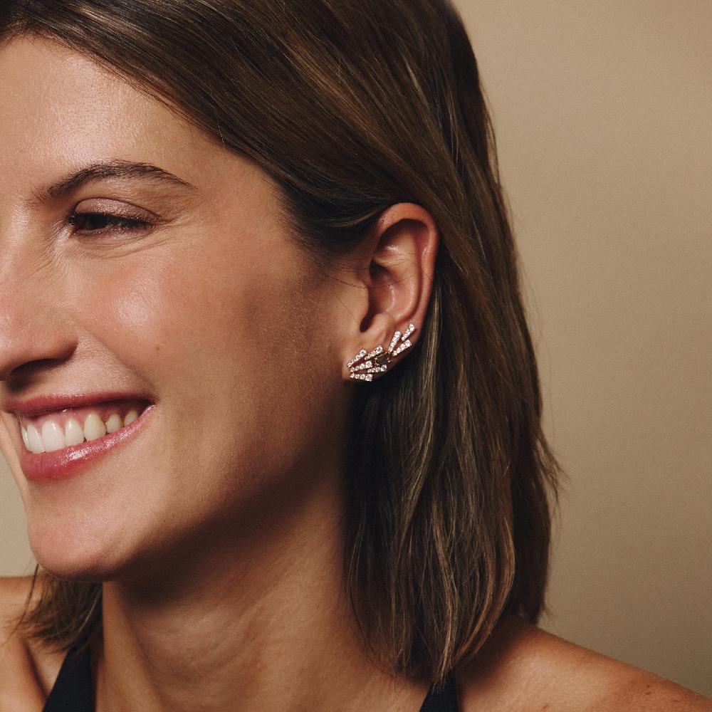 Gold&roses Pendientes Smoky Club M Cuarzo Rebajas baratas