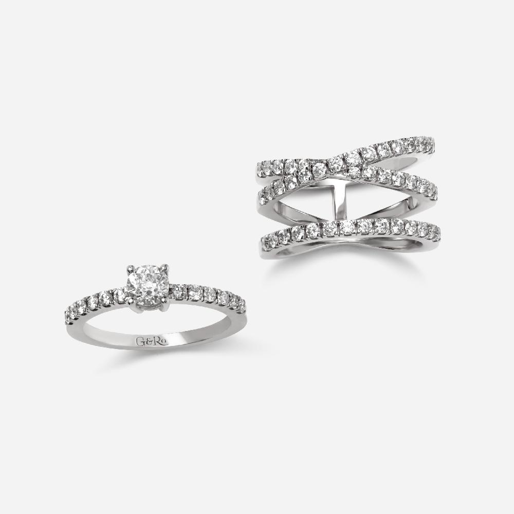Gold&roses Solitario Privée 4 garras Outlet