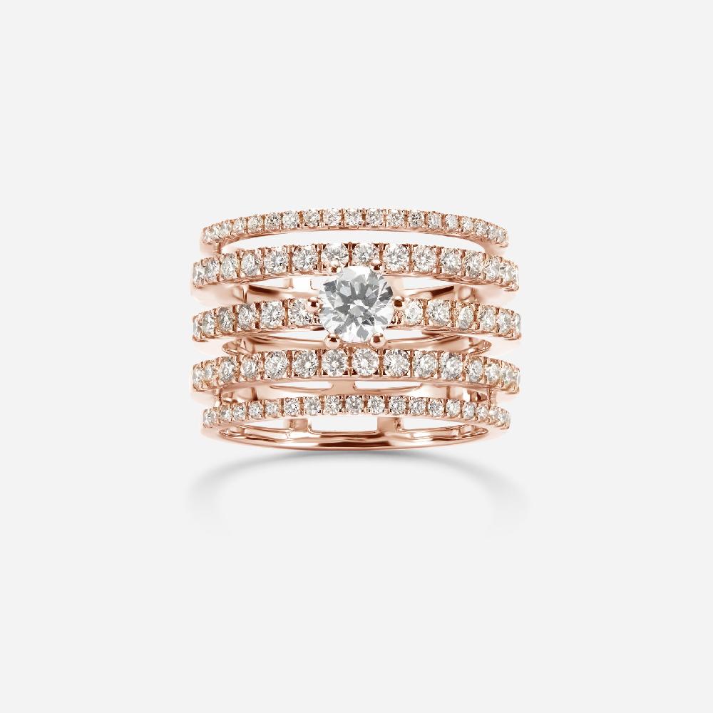 Gold&roses Anillo Privée Bandas Últimos 3 días