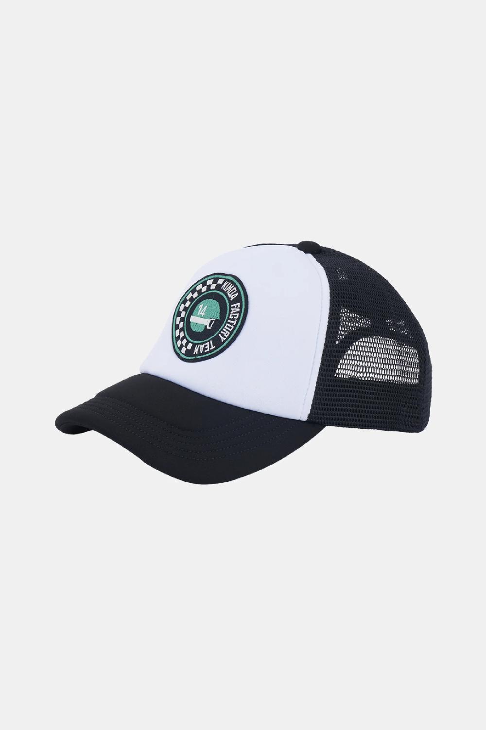kimoa Gorra Racing Patch White Libre de impuestos