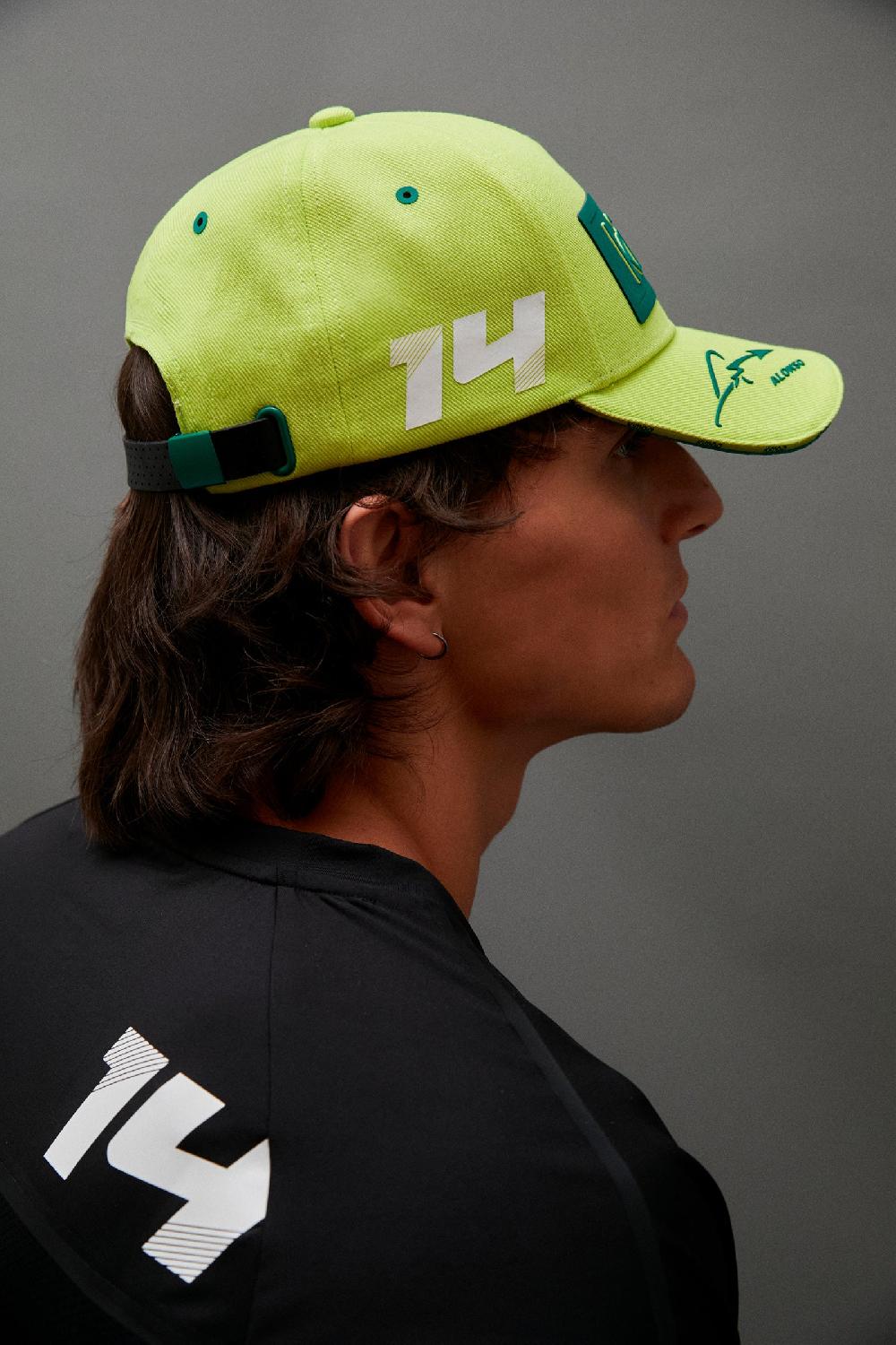 kimoa Aston Martin F1 Team x Kimoa Patch Cap Lime Oferta exclusiva