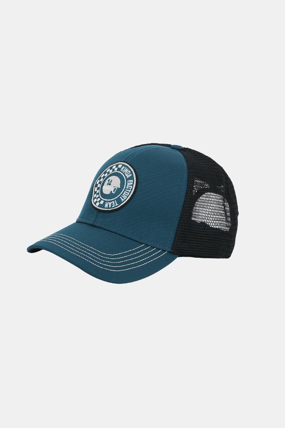 kimoa Gorra Racing Patch Blue Ofertas especiales