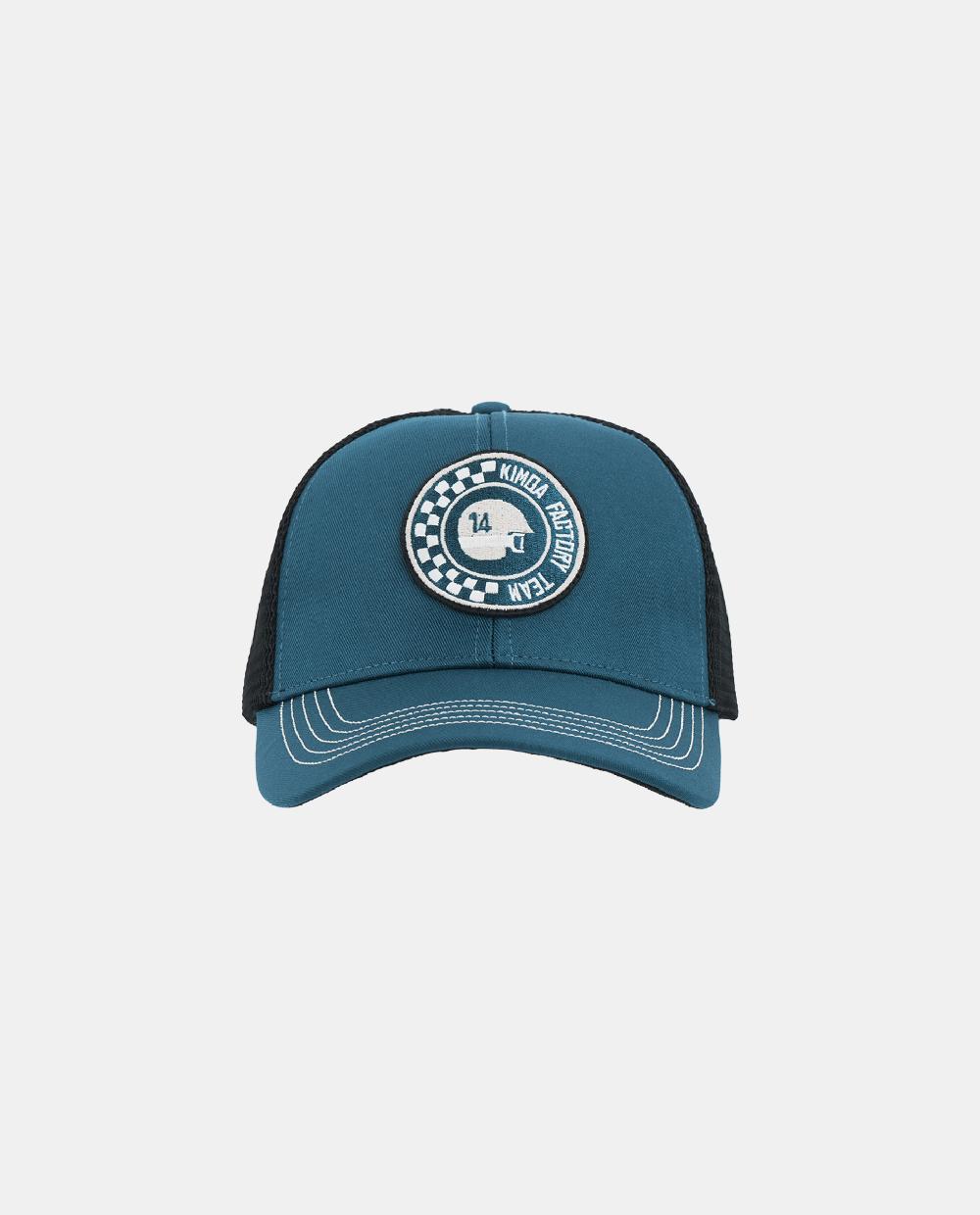 kimoa Gorra Racing Patch Blue Ofertas especiales