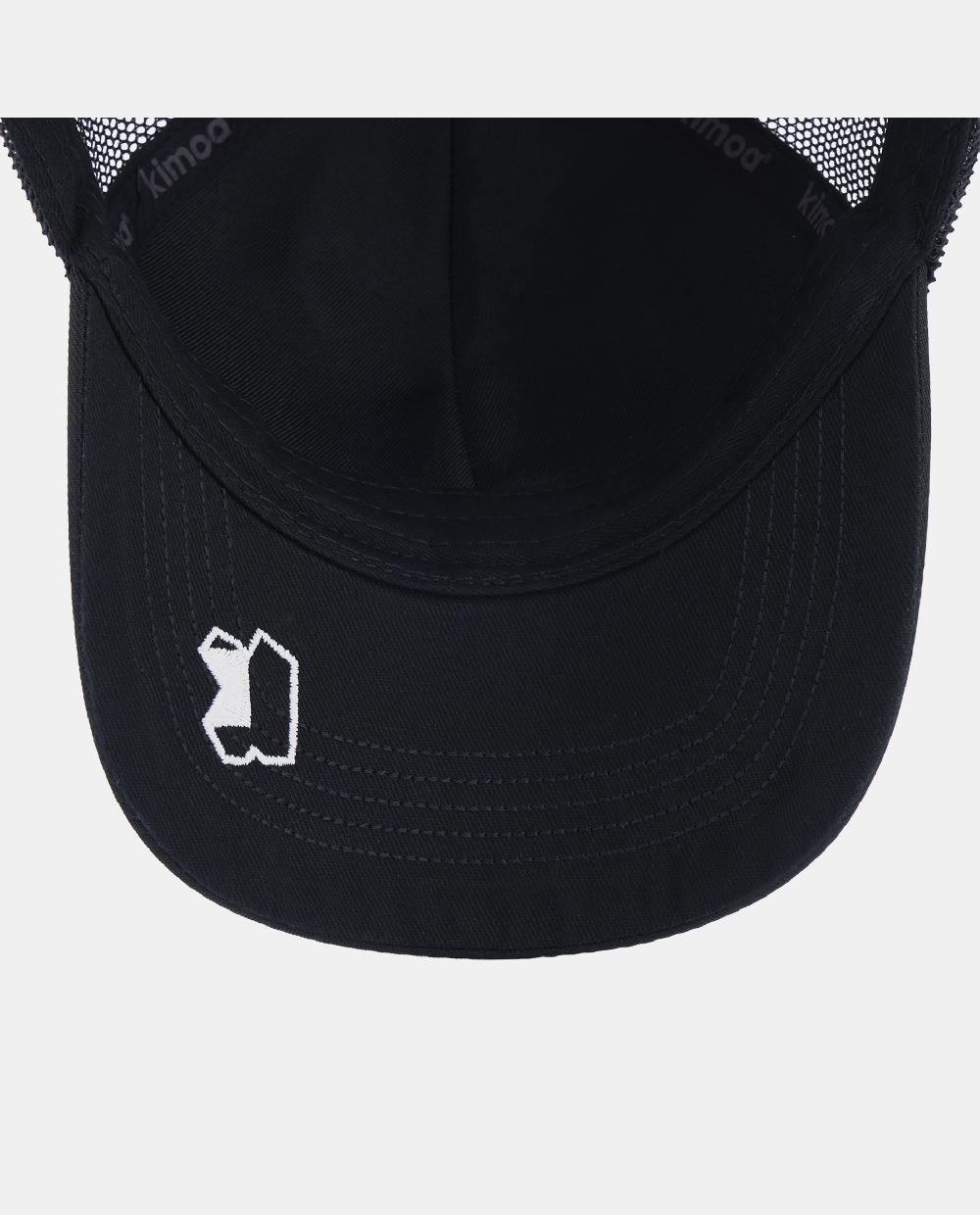 kimoa Gorra Racing Patch Black Grandes ahorros
