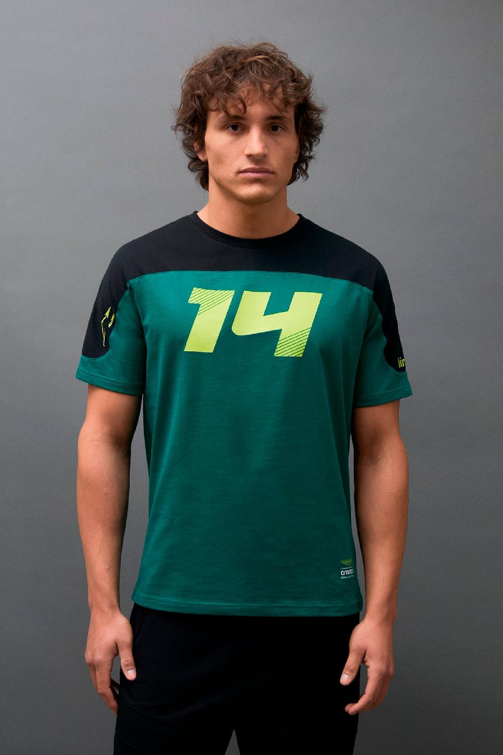kimoa Aston Martin F1 Team x Kimoa 14 Color Block Tee green