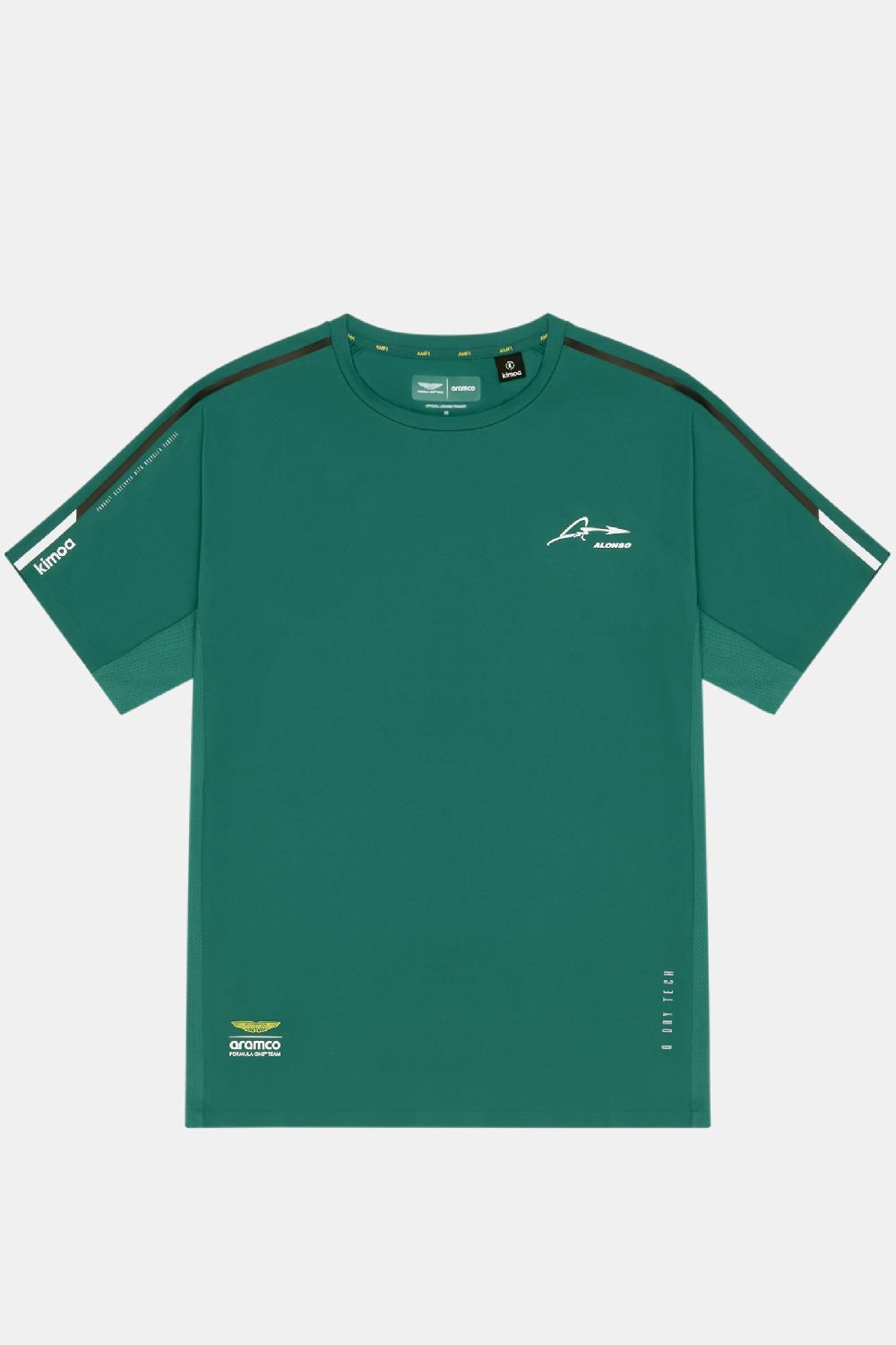 kimoa Aston Martin F1 Team x Kimoa Active Wear Tee green Promoción por tiempo limitado