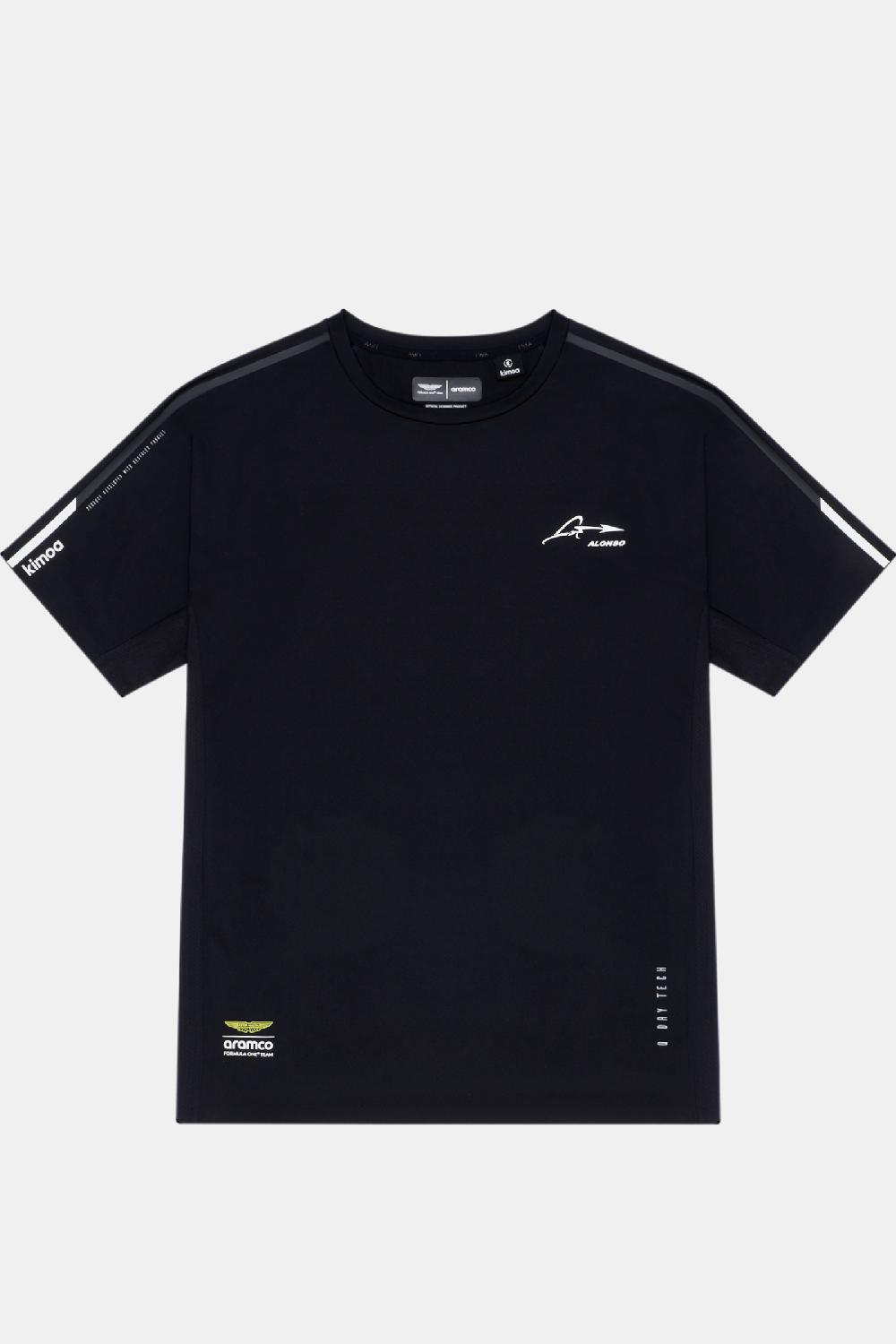 kimoa Aston Martin F1 Team x Kimoa Active Wear Tee black Solo hoy