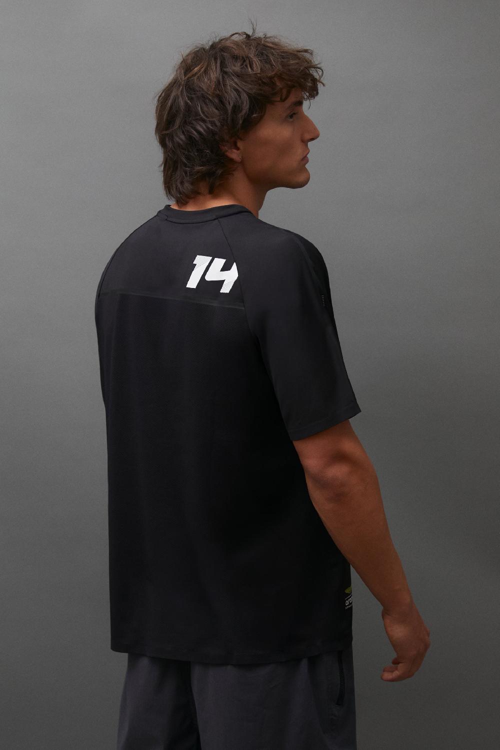 kimoa Aston Martin F1 Team x Kimoa Active Wear Tee black Solo hoy
