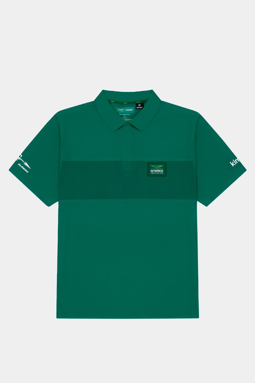 kimoa Aston Martin F1 Team x Kimoa Minimal Polo Shirt green Oferta especial de fábrica
