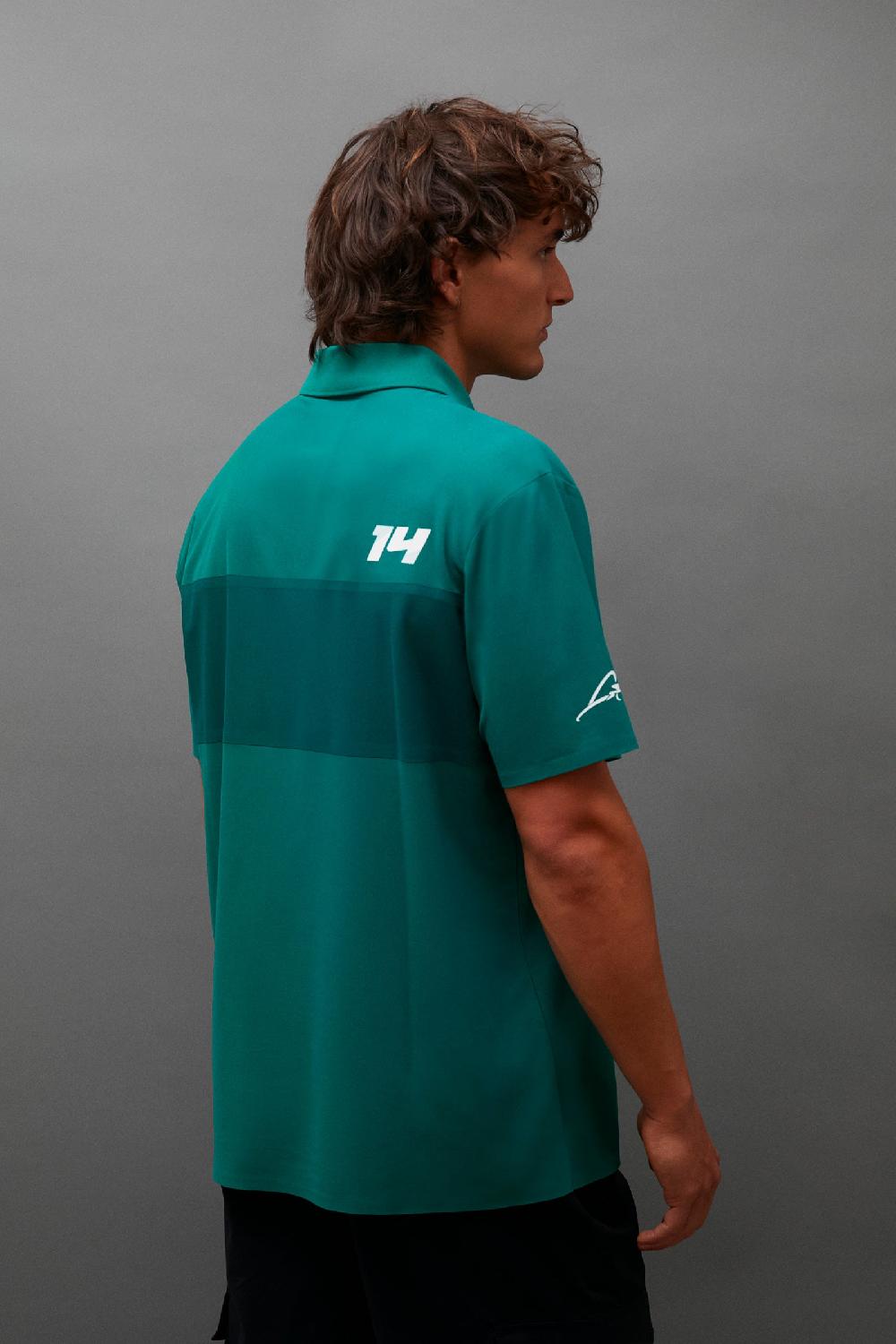 kimoa Aston Martin F1 Team x Kimoa Minimal Polo Shirt green Oferta especial de fábrica