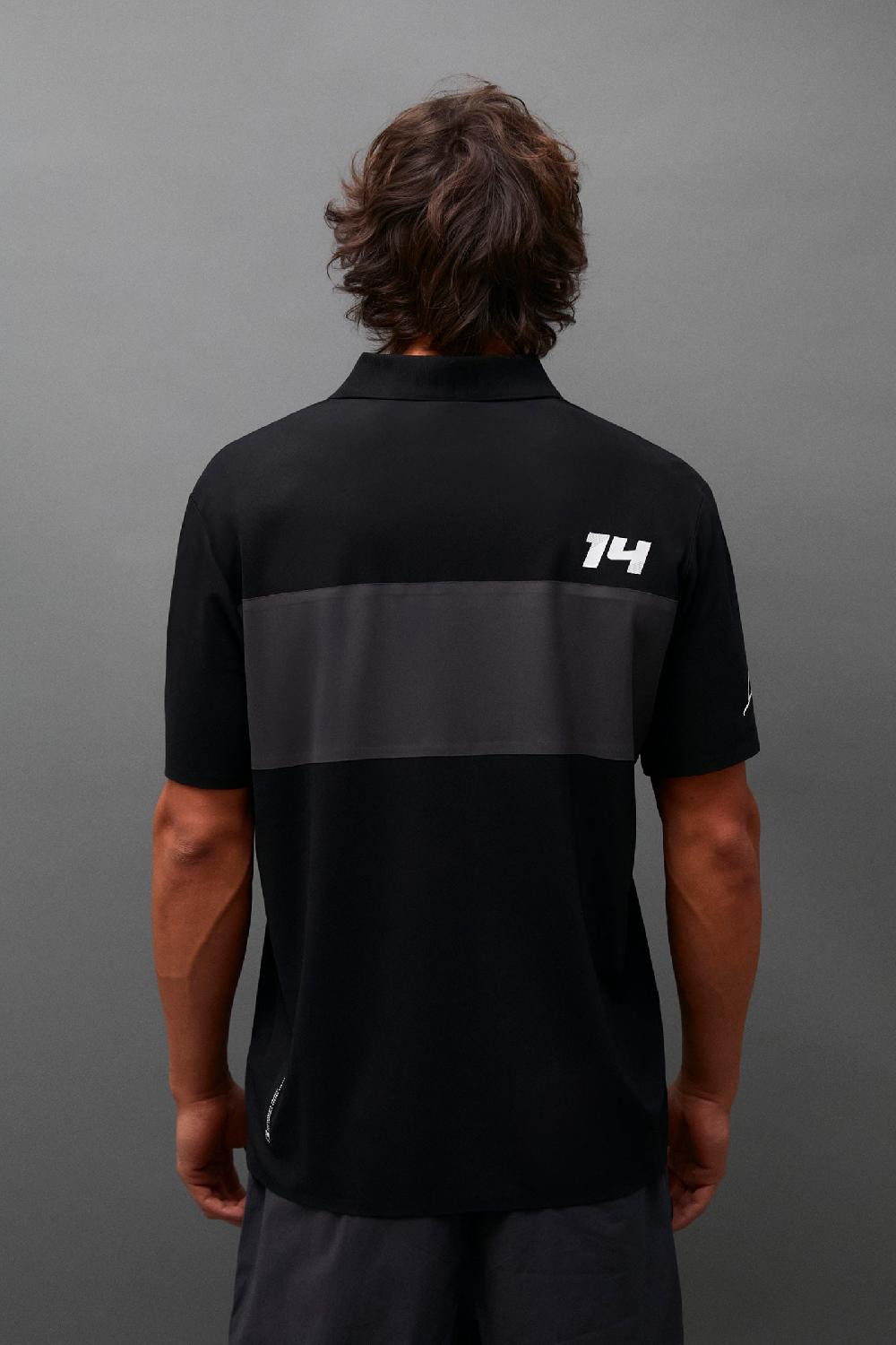 kimoa Aston Martin F1 Team x Kimoa Minimal Polo Shirt black Promoción trimestral
