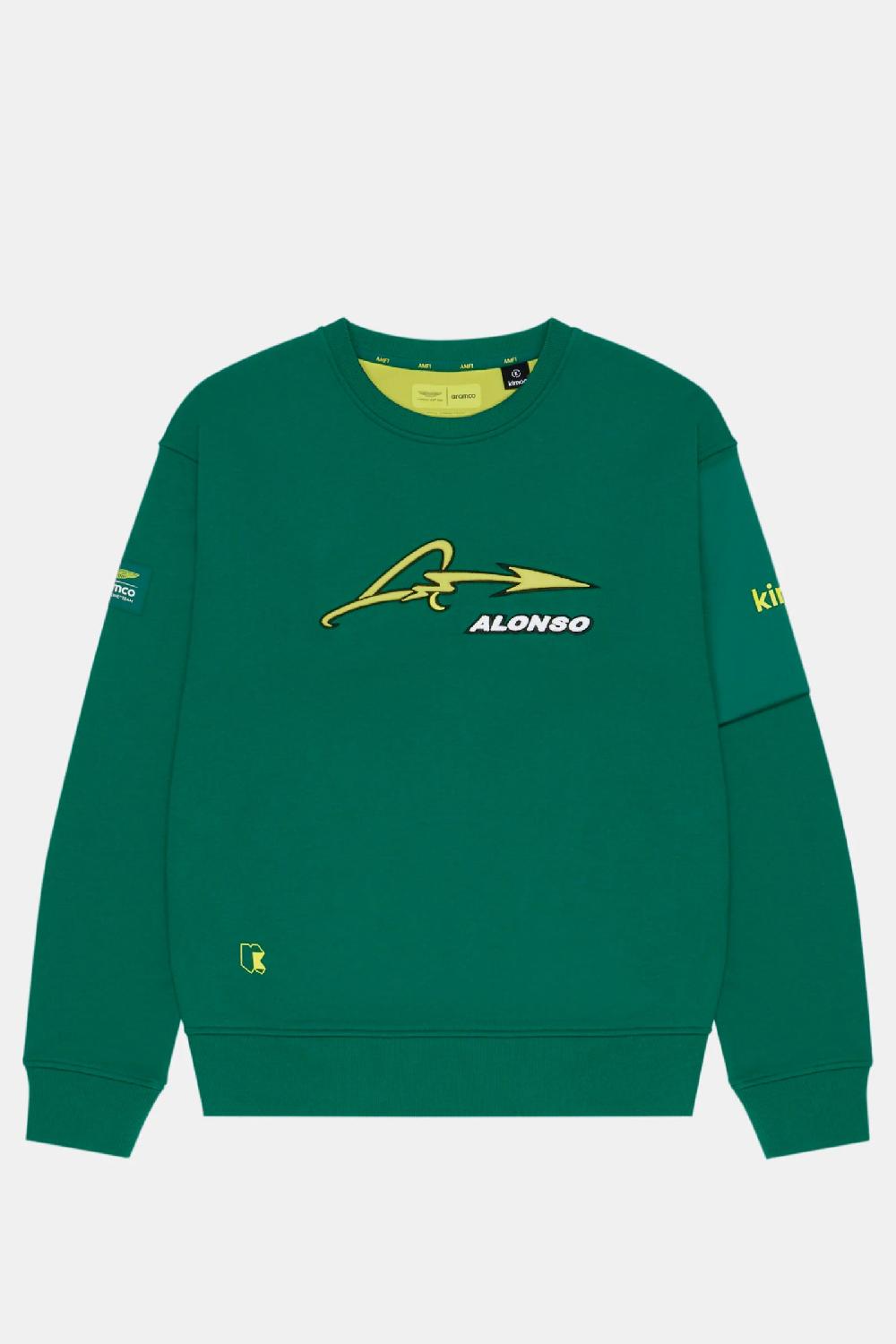 kimoa Aston Martin F1 Team x Kimoa 3D Embroidery Sweat green Superdescuento