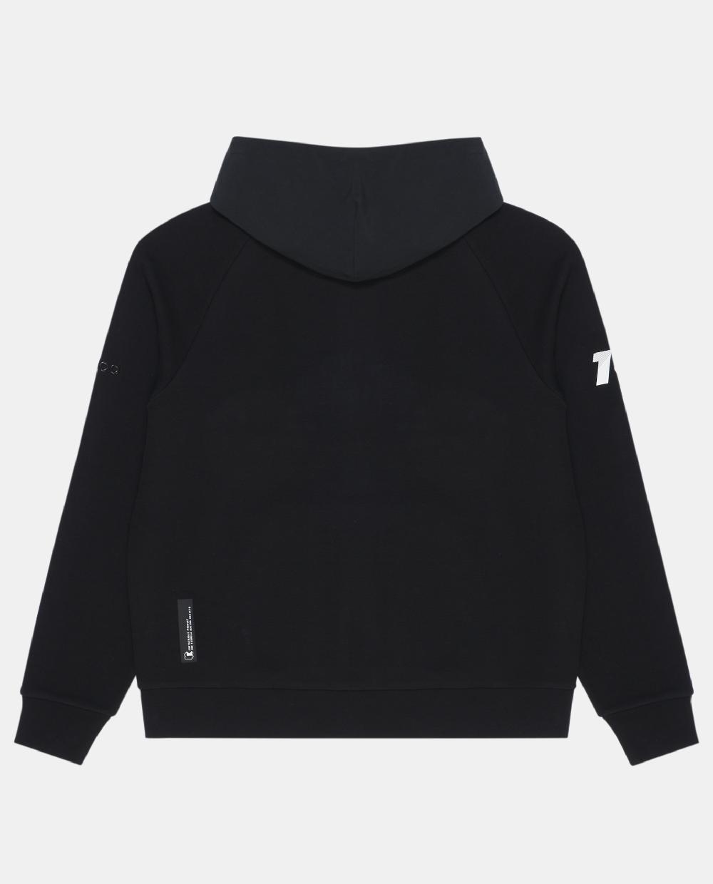 kimoa Aston Martin F1 Team x Kimoa Double Face Tech Zip Hoodie black Liquidación
