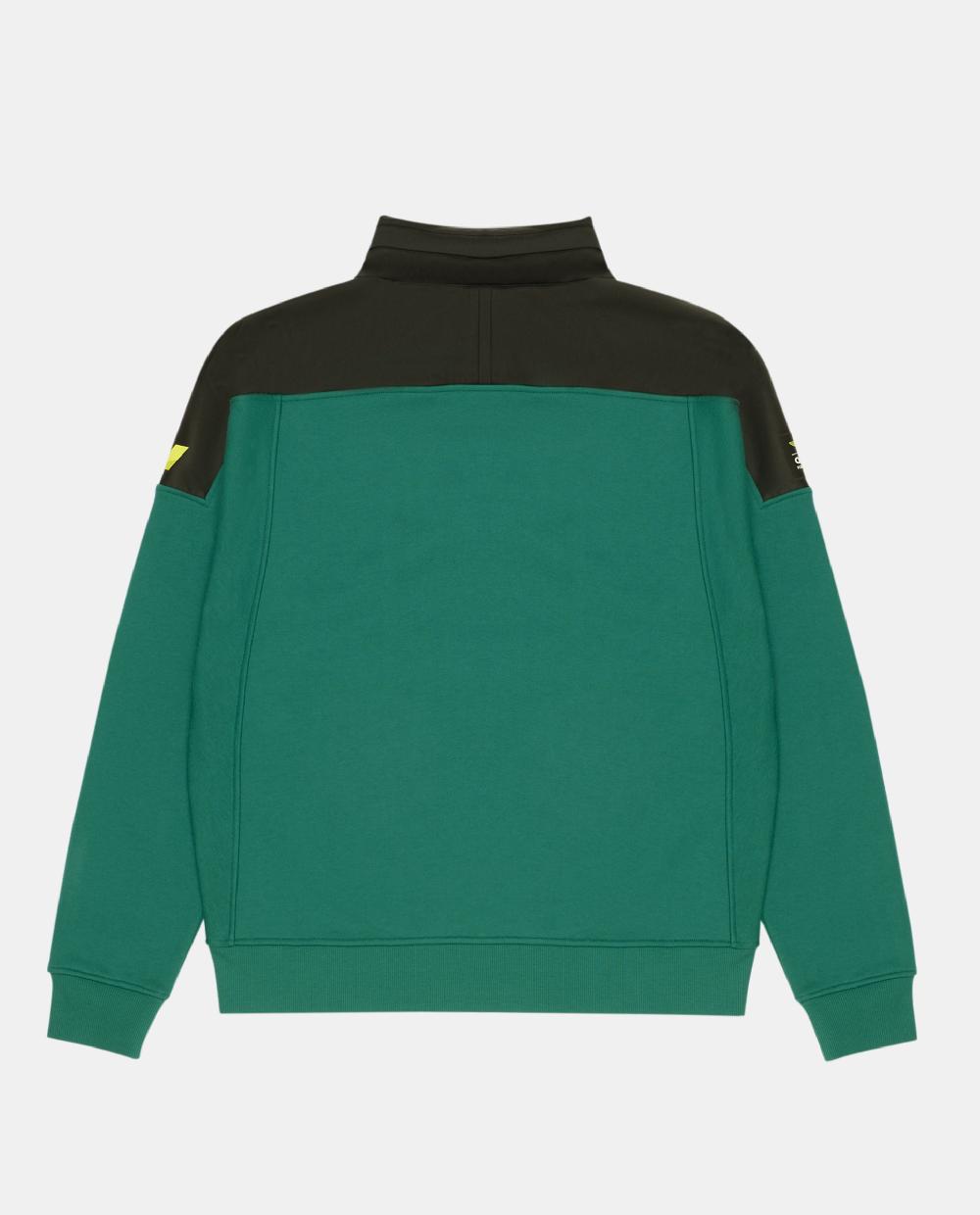 kimoa Aston Martin F1 Team x Kimoa Bicolor Sweat Jacket green Precio ultrabajo
