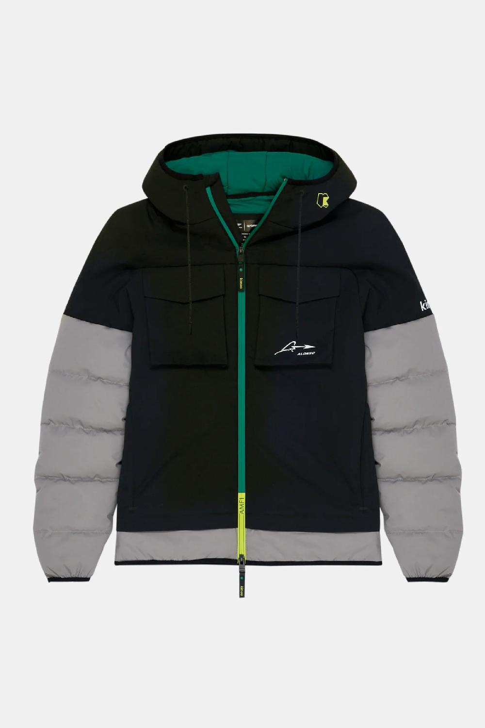 kimoa Aston Martin F1 Team x Kimoa Bicolor Puffy Patch Pockets Jacket Devoluciones gratuitas