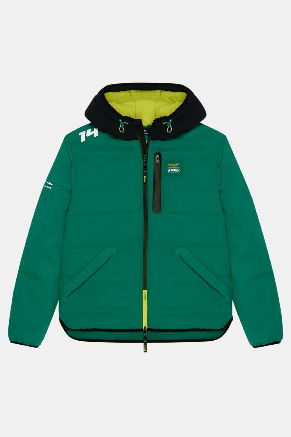 kimoa Aston Martin F1 Team x Kimoa Padded Puffy Jacket green 2025