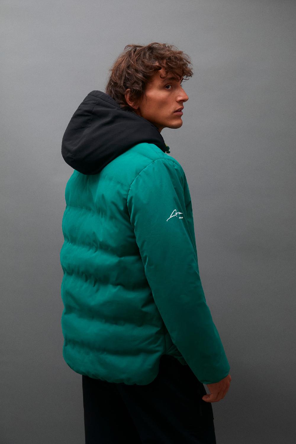 kimoa Aston Martin F1 Team x Kimoa Padded Puffy Jacket green 2025