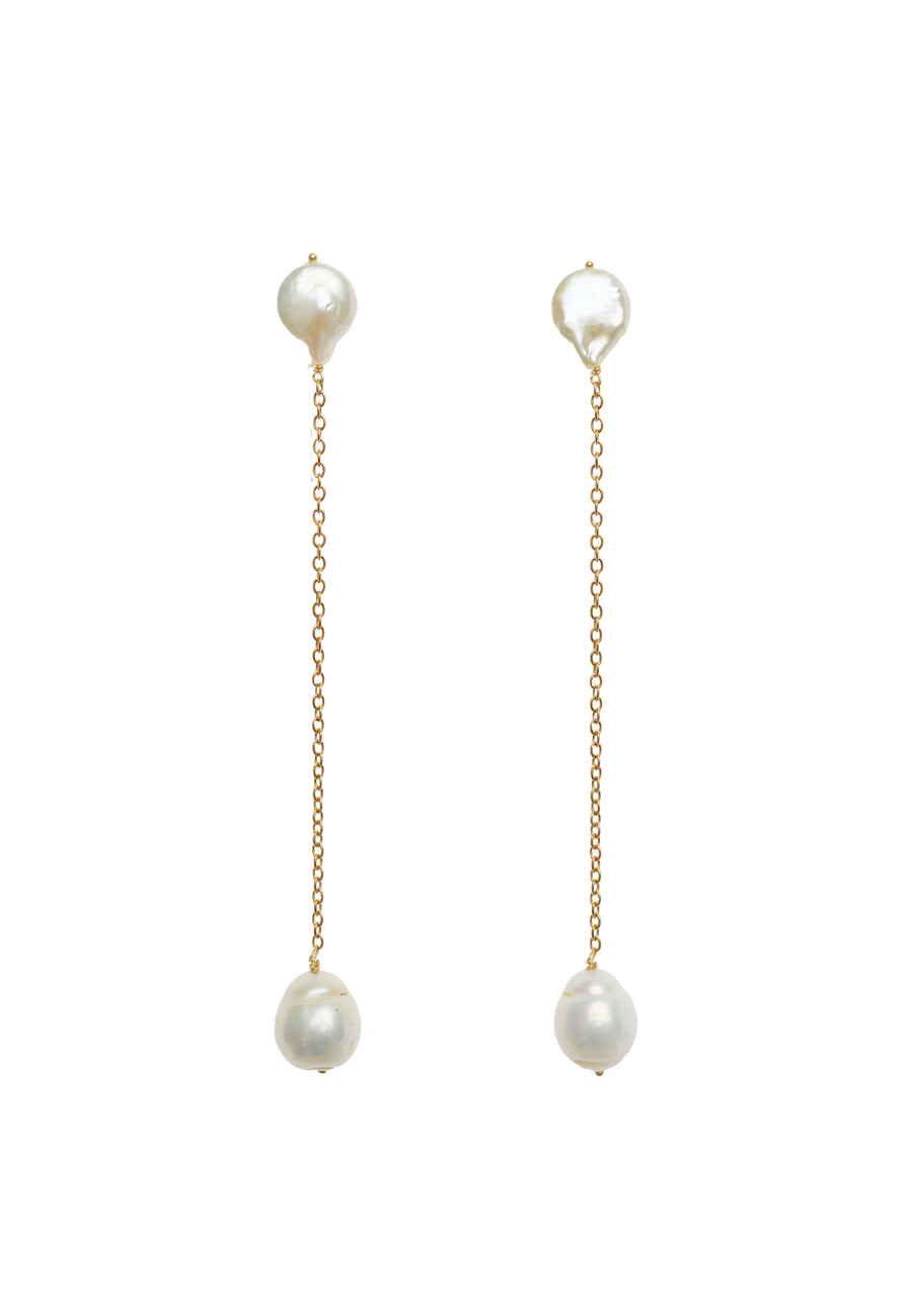 ﻿lavani Pendientes Dara Perlas