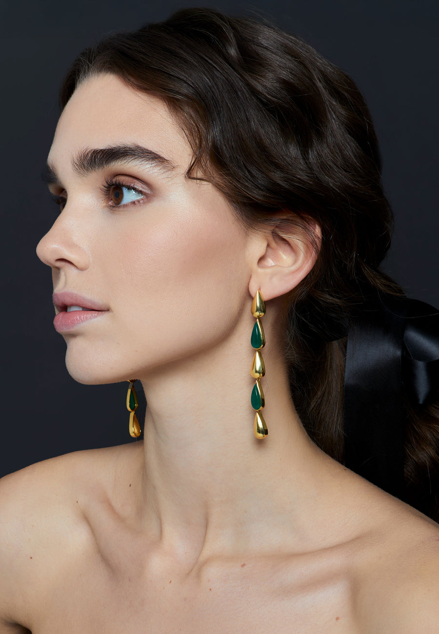 lavani Pendientes Balance Verde Rebajas de fin de temporada