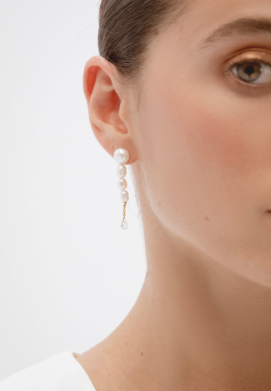 lavani Pendientes Brisa Perlas Mini Rebajas