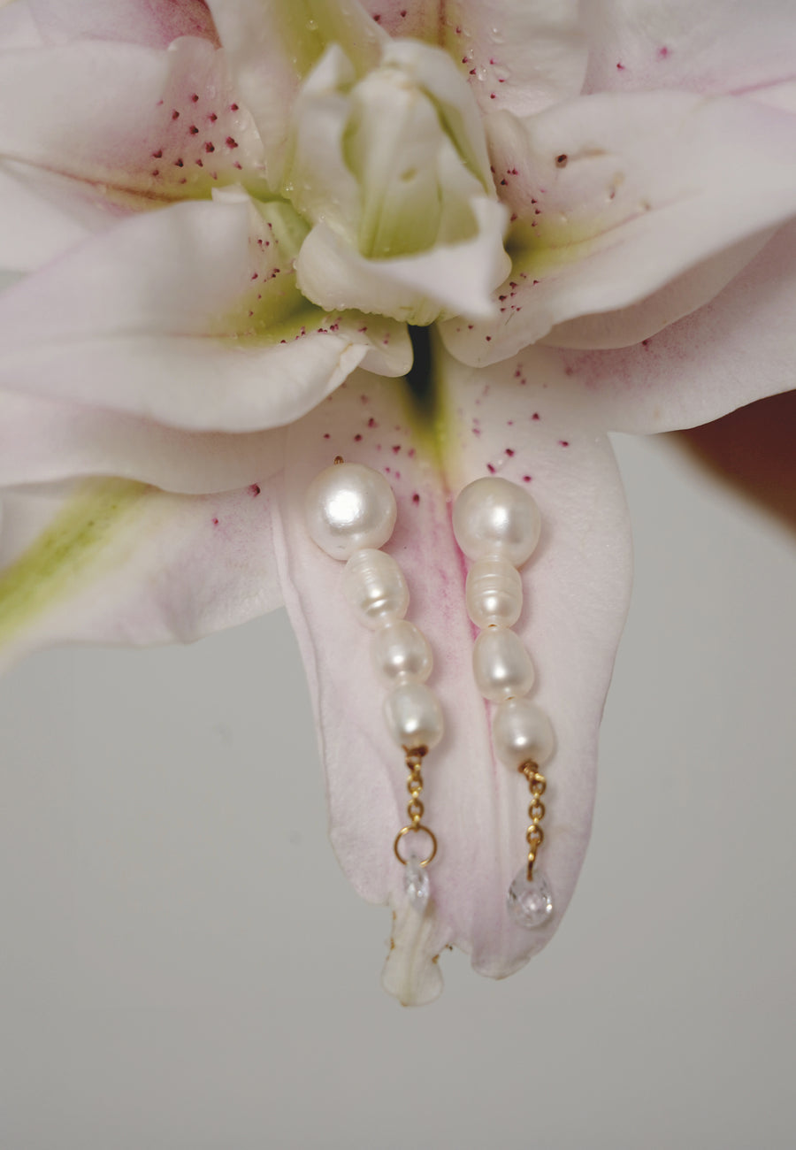 lavani Pendientes Brisa Perlas Mini Rebajas