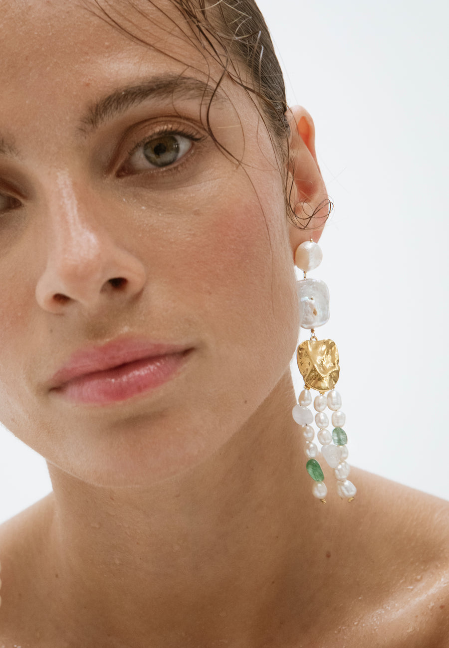 lavani Pendientes Juno Perlas Gran oferta