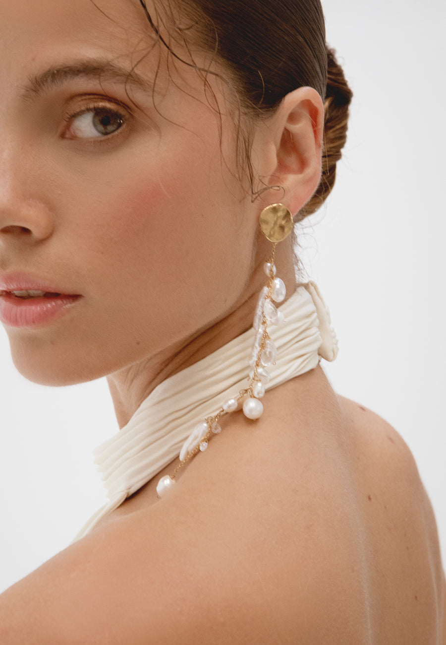 lavani Pendientes Siena Perlas Descuento