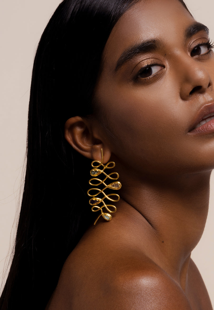 lavani Pendientes Unalome Oferta especial
