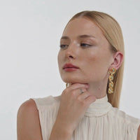 lavani Pendientes Breathe Aguamarina Envío gratis