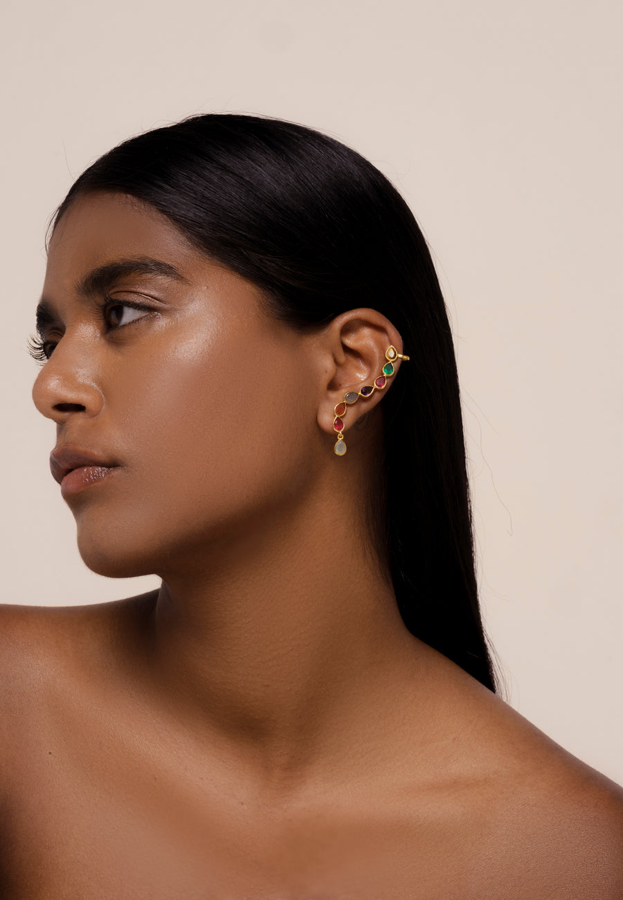 lavani Earcuff Aura Multicolor Último día
