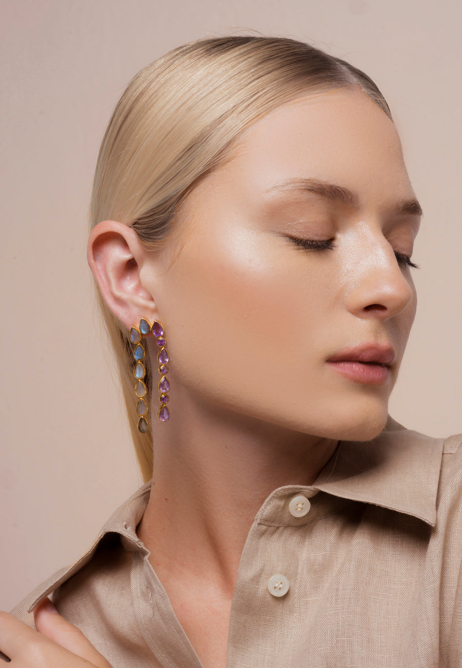 lavani Pendientes Samsara Morado Precio de fábrica