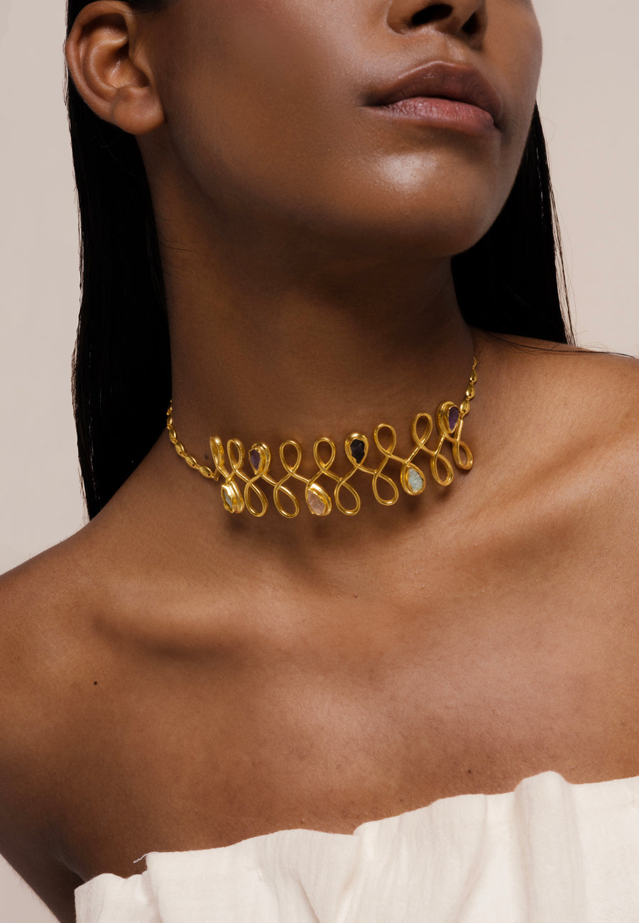 lavani Choker Unalome Última moda