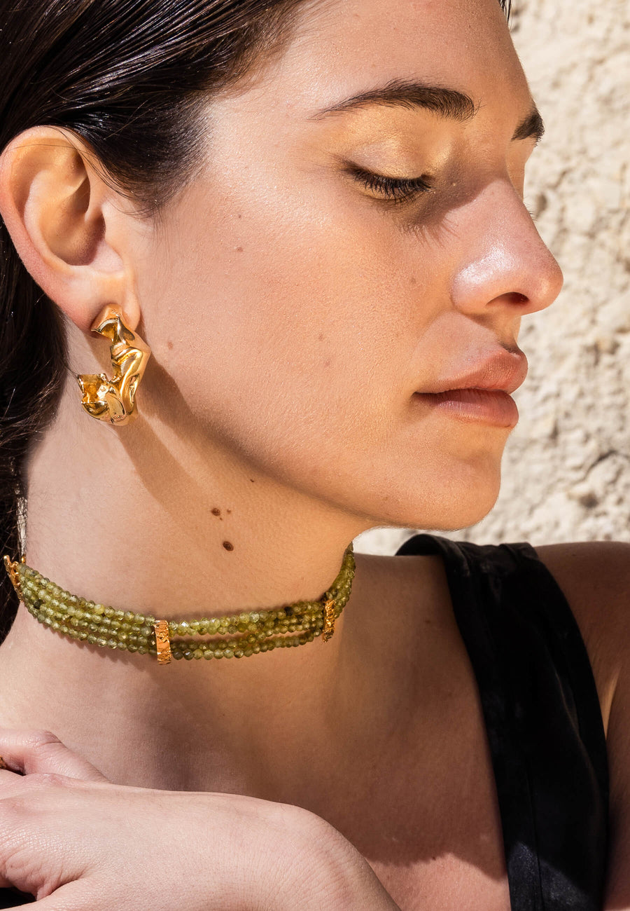 lavani Choker Liliana Verde En oferta