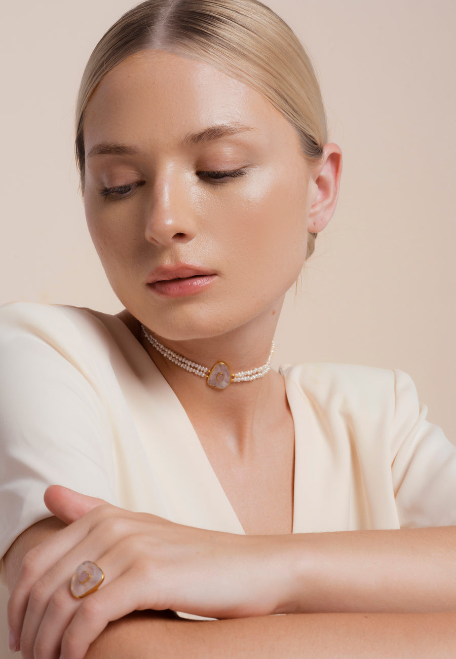 lavani Choker Zenith Perlas Descuento