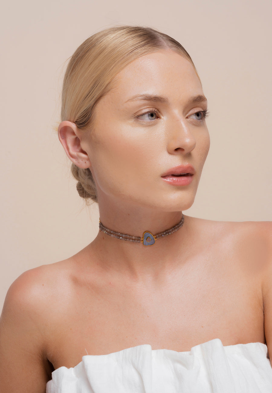 lavani Choker Zenith Labradorita Mejor oferta