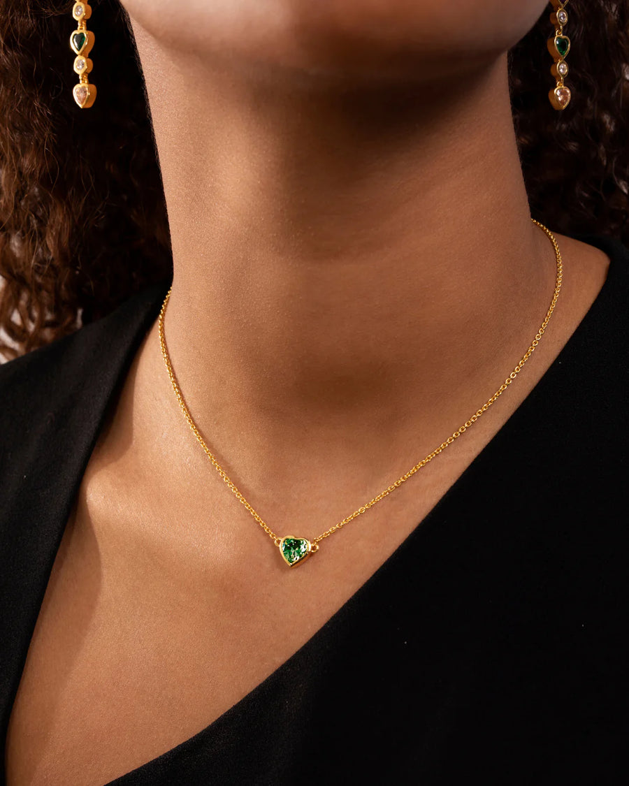 lavani Colgante Corazón Kindness Verde Rebajas online