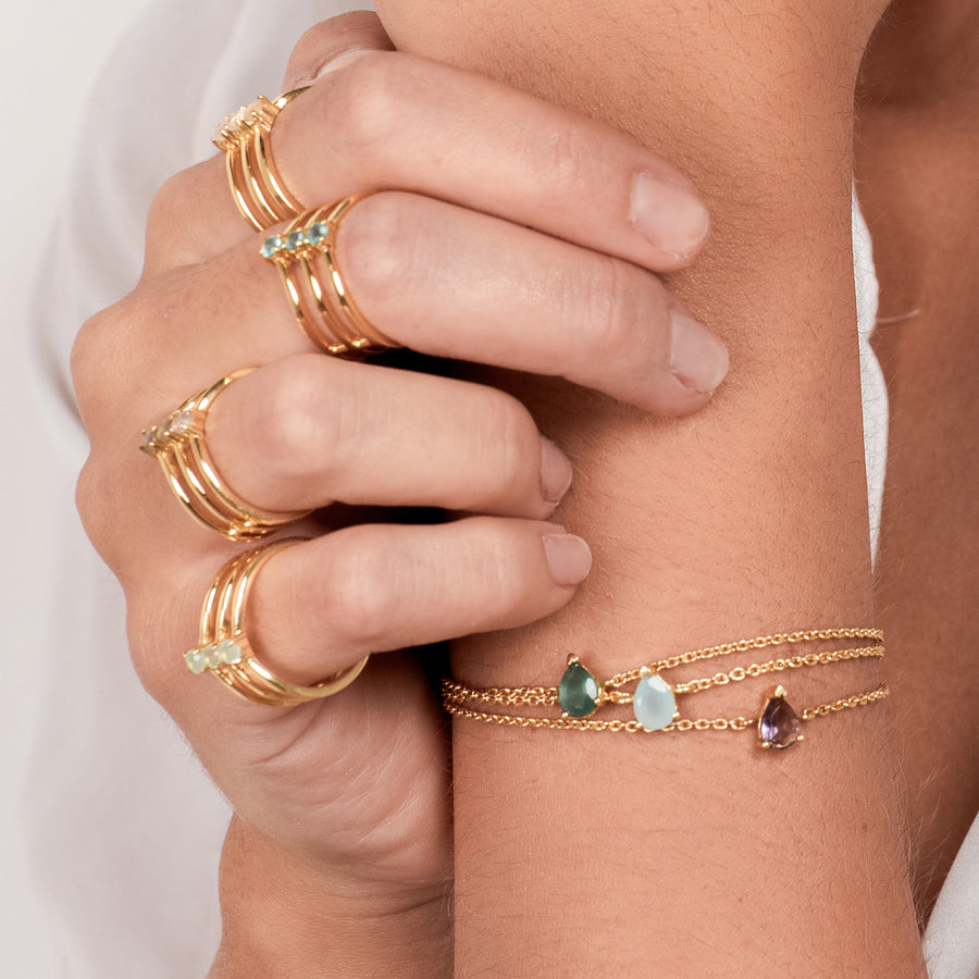 lavani Pulsera Pride Mini Aguamarina Limitado a 3 días