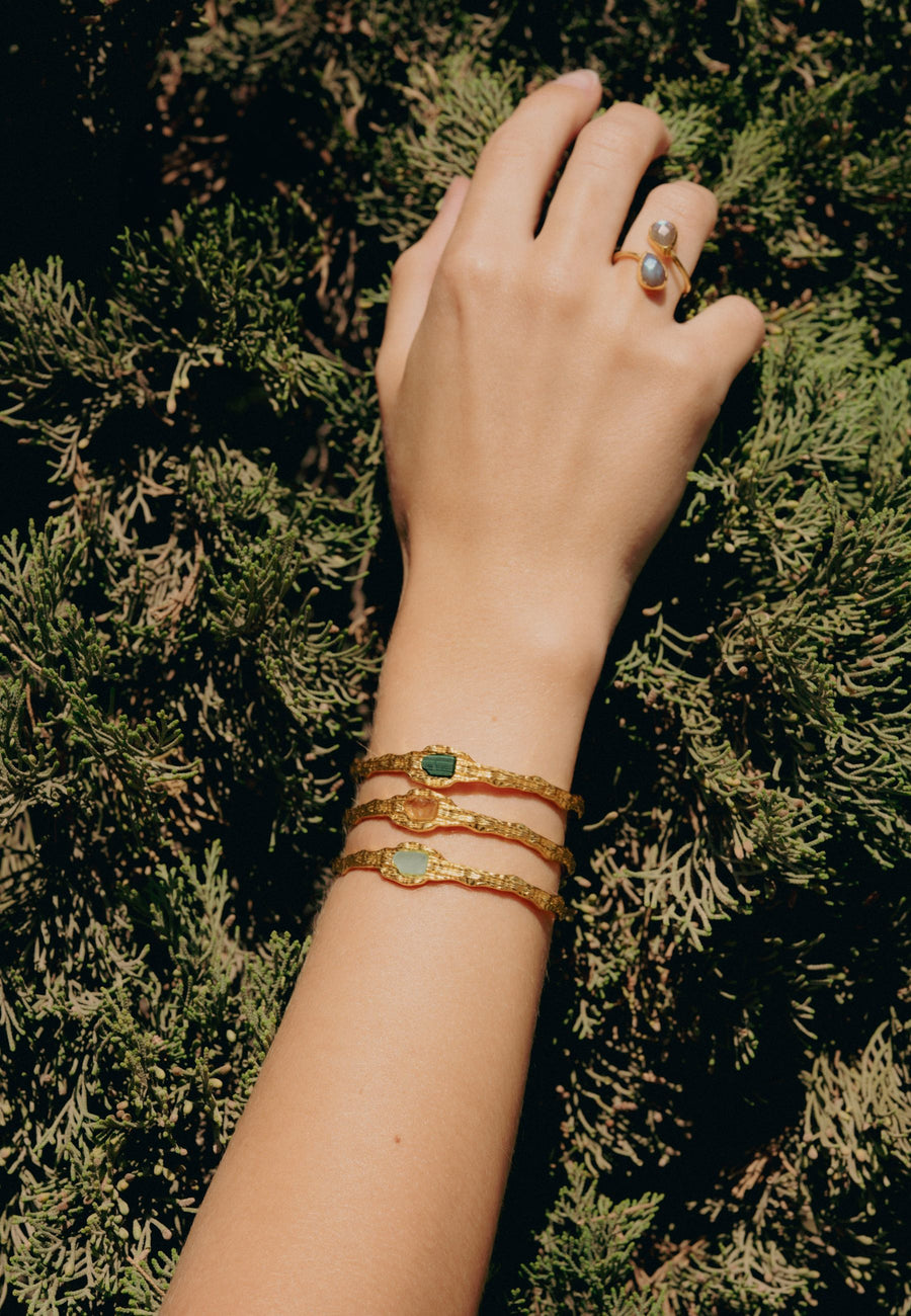 lavani Brazalete Namasté Malaquita Ofertas de temporada
